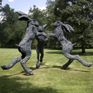 Dancing Hares